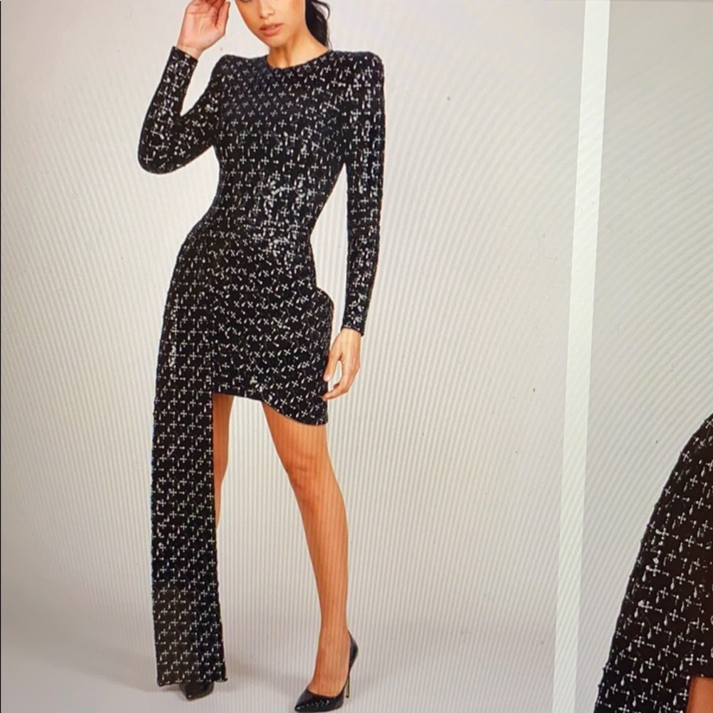 Nadine Merabi cara dress